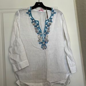 Lilly Pulitzer linen top
